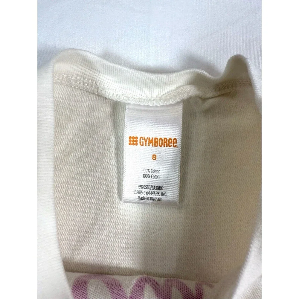 GYMBOREE Girls Graphic‎ Tee Paris Scooter Illustration Size 8